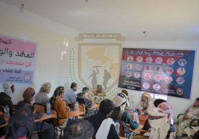 قيادة اللواء الثاني دفاع شبوة تستقبل أسر الشهداء