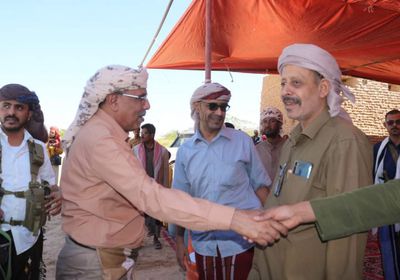 قيادات الانتقالي تشارك باللقاء الجماهيري في الردود