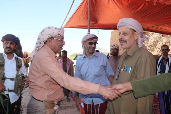 قيادات الانتقالي تشارك باللقاء الجماهيري في الردود