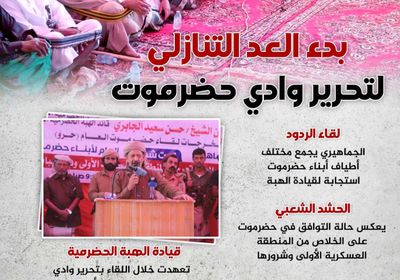 بدء العد التنازلي لتحرير وادي حضرموت (إنفوجراف)