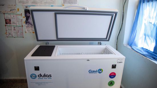 يونيسف: تركيب 401 ثلاجة لتخزين اللقاحات