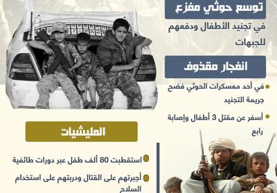 معسكرات الحوثي.. القتل يصطاد الصغار (إنفوجراف)
