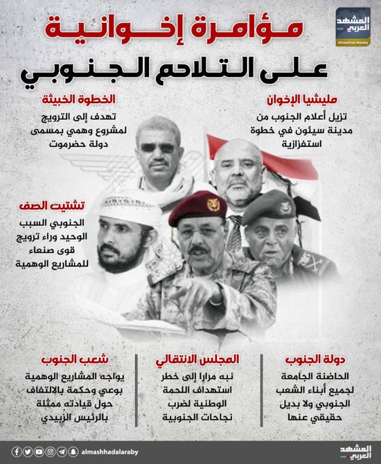 مؤامرة إخوانية على التلاحم الجنوبي (إنفوجراف)