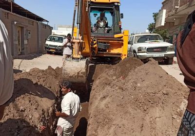 مشروع لتقوية شبكة المياه بحي الطيارين في الممدارة