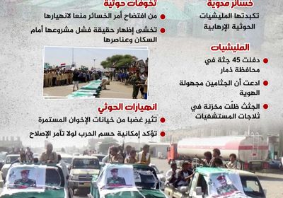 جثث الحوثي.. تغادر الثلاجات وتفضح المليشيات (إنفوجراف)