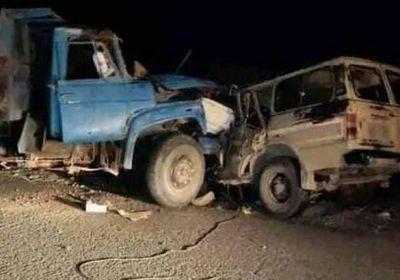 سقوط ضحايا بحادث مروري مروع في لحج