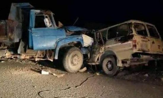 سقوط ضحايا بحادث مروري مروع في لحج