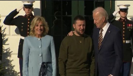 بايدن يستقبل الرئيس الأوكراني في واشنطن