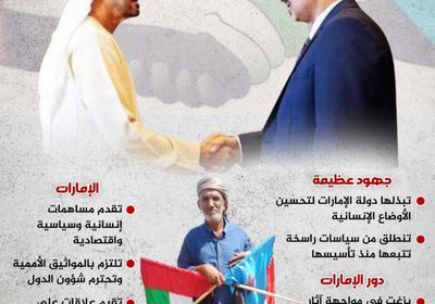 الإمارات.. شعلة الإنسانية تضيء الجنوب (إنفوجراف)