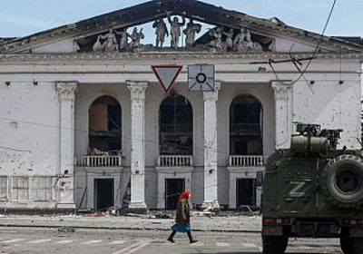 روسيا تهدم مسرح مدينة ماريوبول الأوكرانية