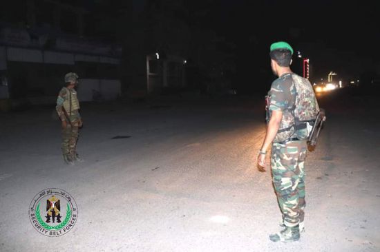 تواصل الحملة الأمنية لقوات الحزام في عدن