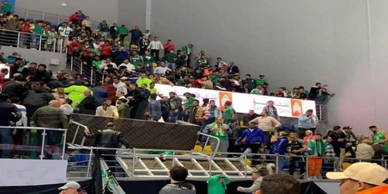 27 إصابة في انهيار مدرج بصالة رياضية بمصر