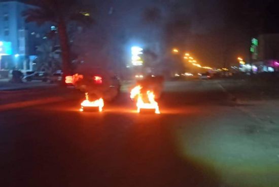 اندلاع احتجاجات في حي الشيشان بسيئون رفضا لأدوات الإخوان