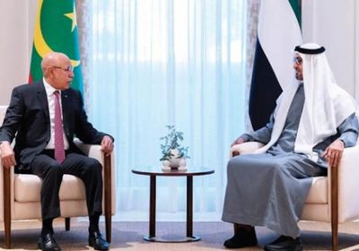 الرئيس الإماراتي يبحث مع نظيره الموريتاني تنمية التعاون المشترك
