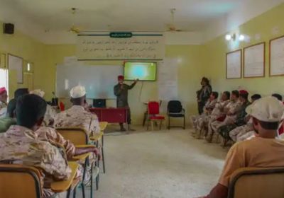 محاضرة حول التعامل مع الألغام لمنتسبي لواء الريان