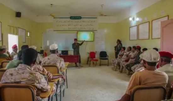 محاضرة حول التعامل مع الألغام لمنتسبي لواء الريان