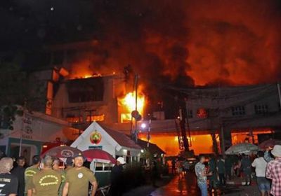حريق يتسبب في وفاة 26 شخصًا بكمبوديا