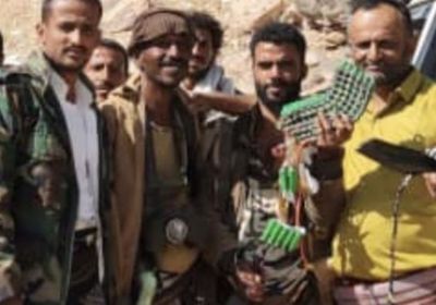 ألوية العمالقة تدمر مسيرة حوثية بسماء حريب