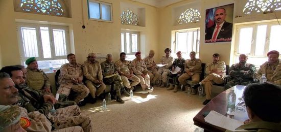 عمليات محور الضالع تناقش تطورات الوضع الميداني