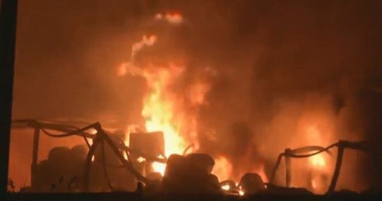 مصرع 3 أشخاص في حريق هائل بالهند