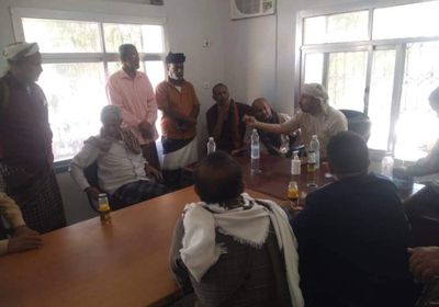 قائد محور أبين كرش يتفقد الأمن في ردفان