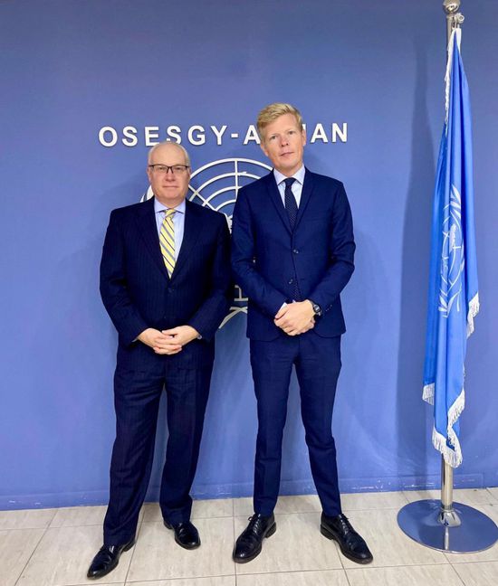 ليندركينج وجروندبرج يبحثان جهود دفع عملية السلام