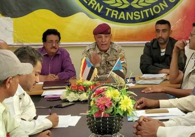 انتقالي الضالع يطلع على التقرير الختامي للإدارة المالية