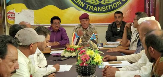 انتقالي الضالع يطلع على التقرير الختامي للإدارة المالية