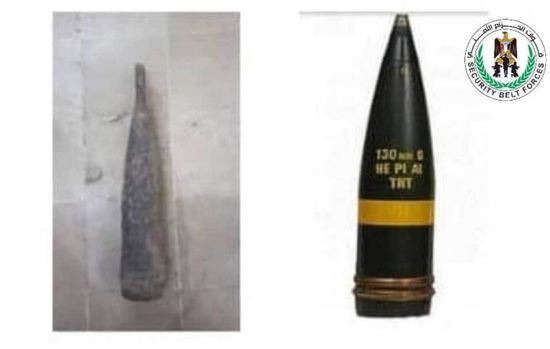 من مخلفات عدوان 2015.. العثور على مقذوف حربي في عدن