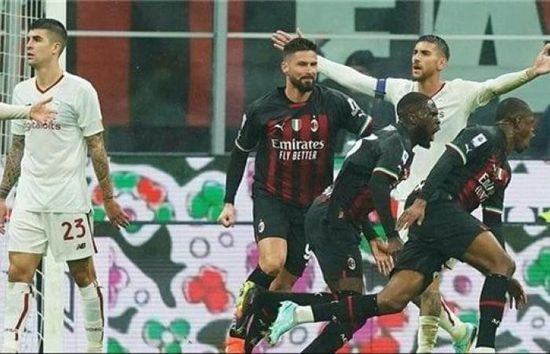 التعادل الإيجابي يحسم مباراة ميلان ورما بالدوري الإيطالي