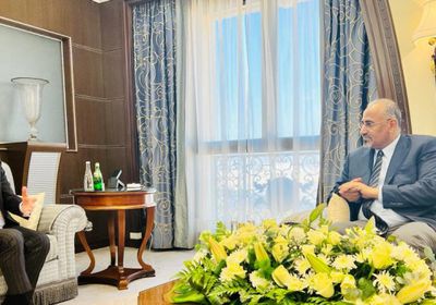 الرئيس الزُبيدي والسفير الأمريكي يبحثان مكافحة الإرهاب والتصعيد الحوثي