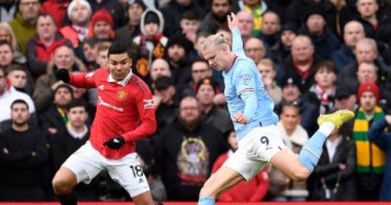 اليونايتد يتعادل سلبيًا بالشوط الأول مع السيتي