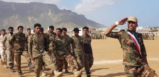 حزام سقطرى يستهل عامه التدريبي بتخريج دفعة جديدة