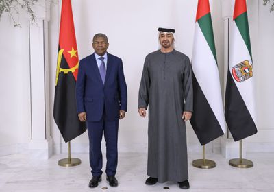 رئيس الإمارات يبحث مع نظيره الأنغولي تعزيز العلاقات الثنائية