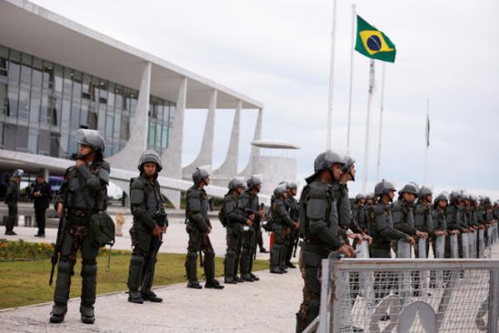 وضع خطة أمنية جديدة في العاصمة برازيليا