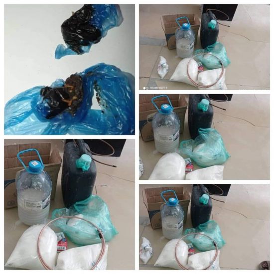 كشف معمل خمر بلدي في الشحر وضبط مالكه