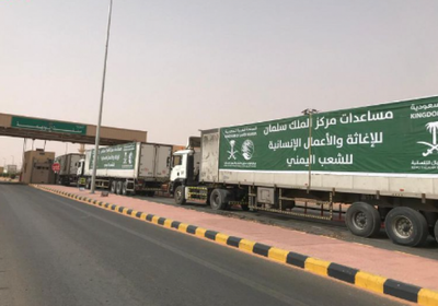 منفذ الوديعة يستقبل 31 شاحنة إغاثية سعودية