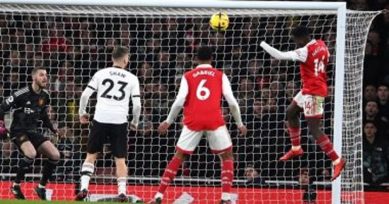 التعادل الإيجابي يحسم الشوط الأول بين الأرسنال واليونايتد