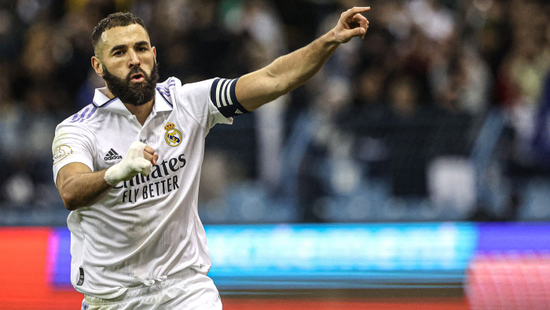 ريال مدريد يتقدم بهدف على أتلتيك بيلباو