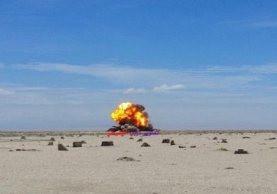 استعدادات لتفجير قذائف من مخلفات الحرب بمنطقة العلم 