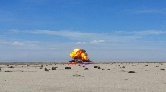 استعدادات لتفجير قذائف من مخلفات الحرب بمنطقة العلم 