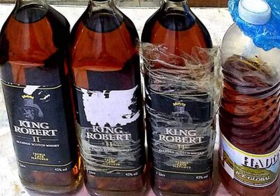 العثور على خمور مهربة في نقطة الحسيني بالحوطة