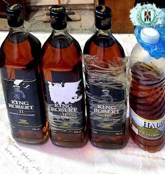 العثور على خمور مهربة في نقطة الحسيني بالحوطة