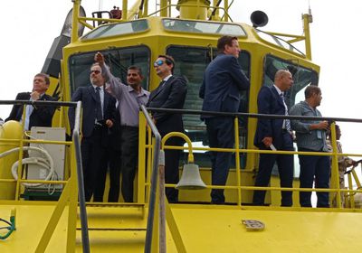 البعثة الأوروبية تتفقد ميناء المعلا وخدماته