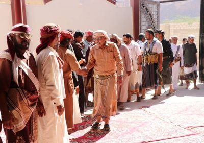 بزيارة ميدانية.. لقاء تشاوري للكثيري ومشايخ الكسر بالقطن