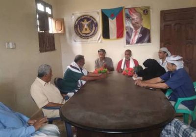 انتقالي تبن يناقش تعزيز العمل التنظيمي