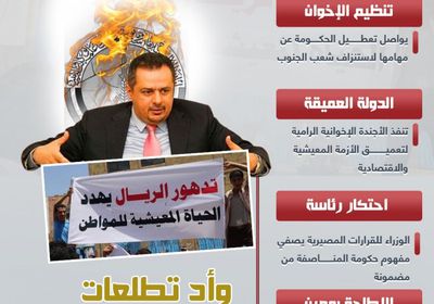 تعطيل الحكومة.. ابتزاز للجنوبيين (إنفوجراف)