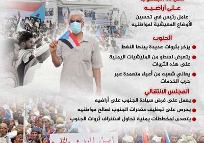 السيادة الجنوبية.. عنوان الاستقرار المعيشي (إنفوجراف)