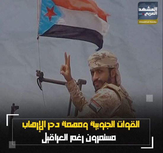القوات الجنوبية ومهمة دحر الإرهاب.. مستمرون رغم العراقيل (فيديوجراف)
