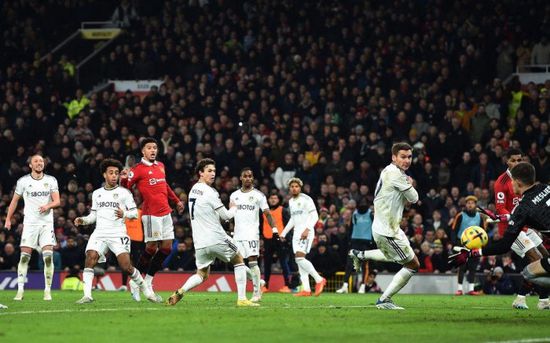 نتيجة مباراة مانشستر يونايتد أمام ليدز يونايتد